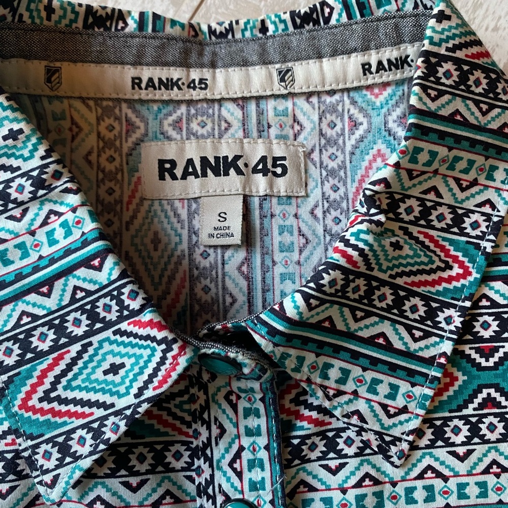 Rank 45 Button Down Shirt - Picture 3 of 3